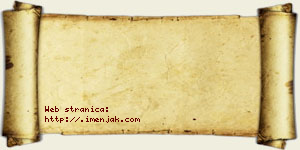 Isidora Dakić vizit kartica